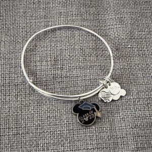 Alex and Ani Disney Class of 2023 Graduation Bangle Bracelet Silver Tone